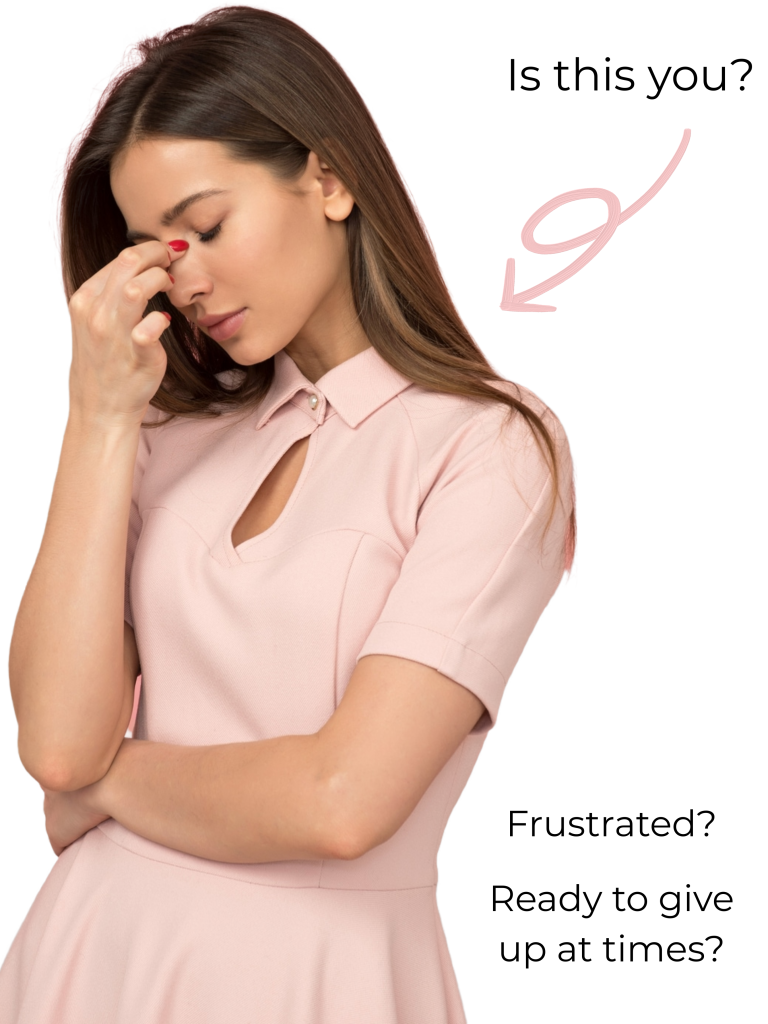 frustrated with nails